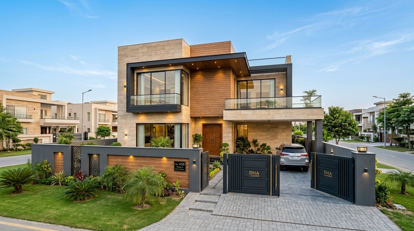 Modern 10 Marla Turnkey House Construction in DHA Lahore Pakistan